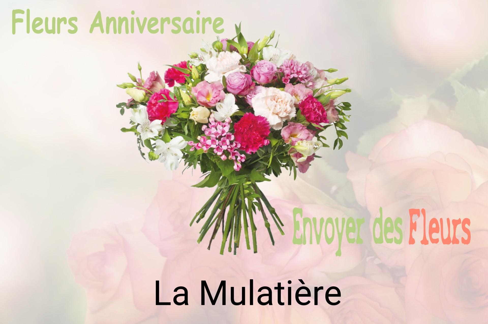 Bouquet de fleurs d’anniversaire livré à La Mulatière